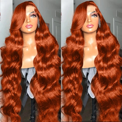 Body Wave Ginger Orange HD Lace Wig