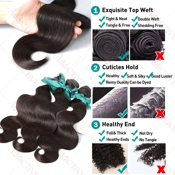 Body Water Wave Brazilian Remy Bundles