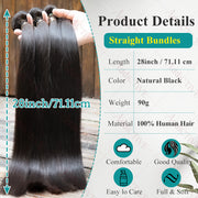 Silky Bone Straight Brazilian Remy Bundles