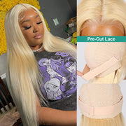 Honey Blonde 613 Straight HD Lace Wig