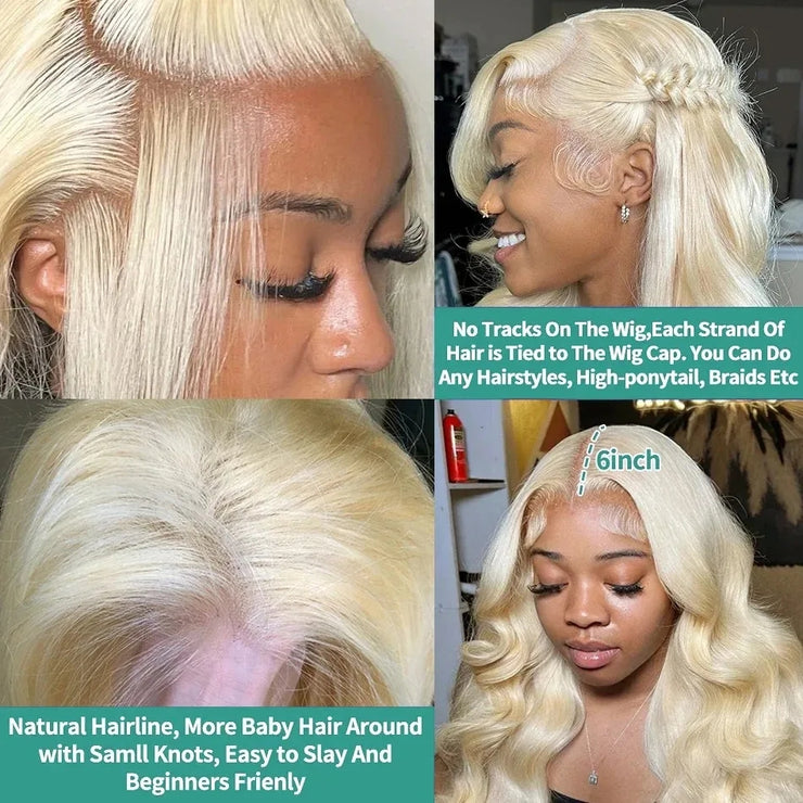 Honey Blonde 613 Body Wave HD Lace Wig