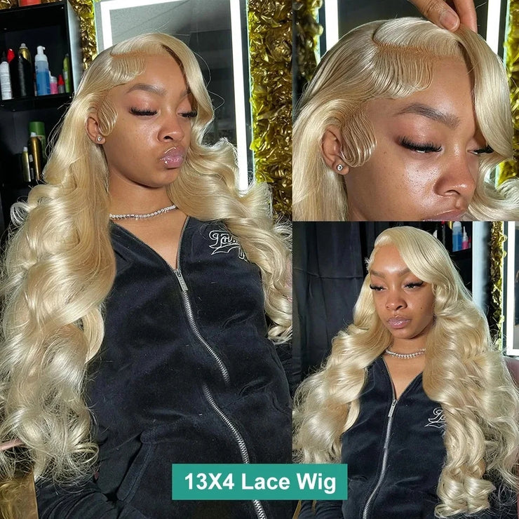 Honey Blonde 613 Body Wave HD Lace Wig