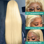 Honey Blonde 613 Straight HD Lace Wig