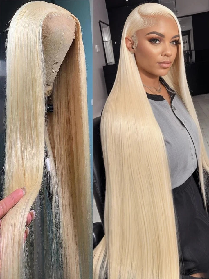 Honey Blonde 613 Straight HD Lace Wig