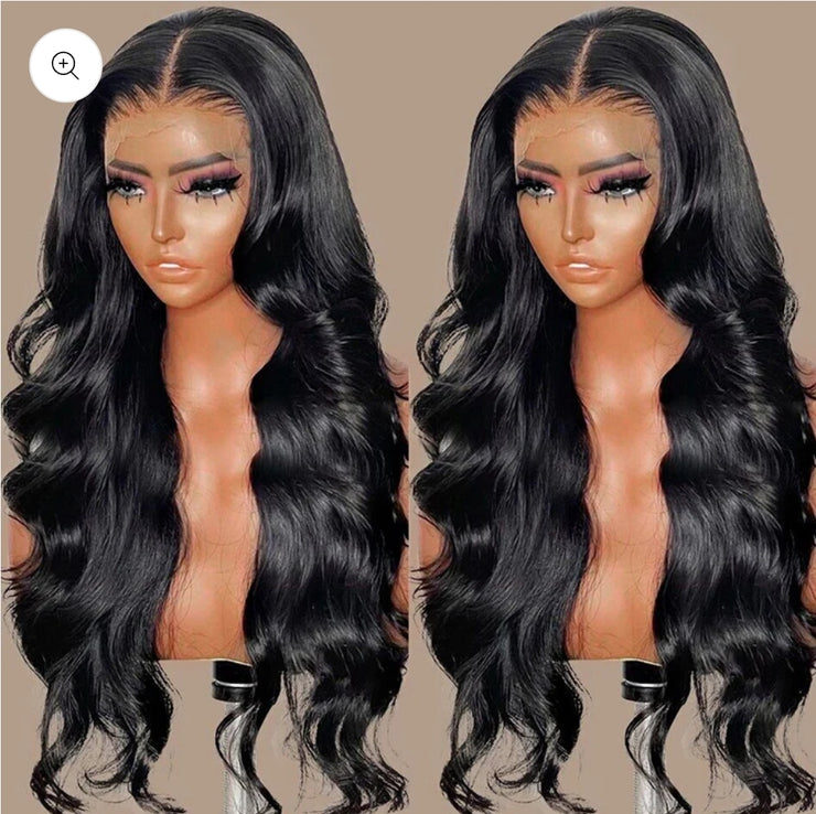 Body Wave 13*4 Natural Black Wig