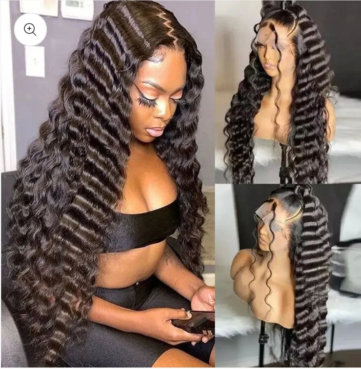 Loose Deep Wave 13X4 Lace Frontal Wig