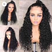 Deep Wave Hair 4X4 Lace Closure Wig