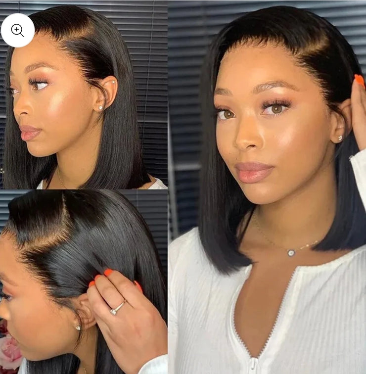 Straight Hair Bob Lace Wigs