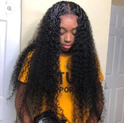 Jerry Curly 13X4 Lace Transparent Lace Wig