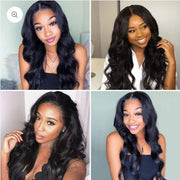 Body Wave 3 Bundles with 4X4 Lace Closure